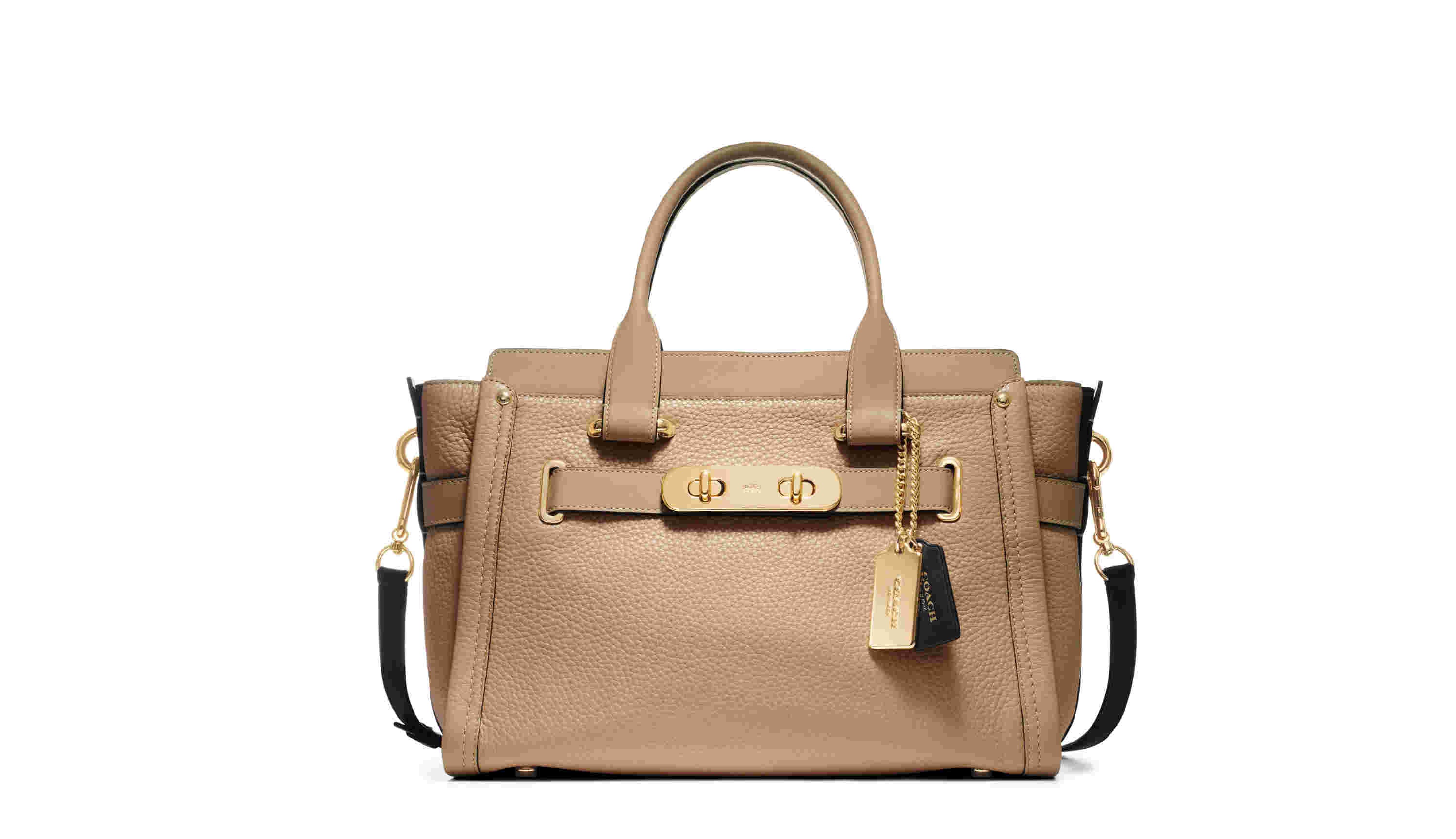 Colorblock Lthr Coach Swagger 27 Carryall